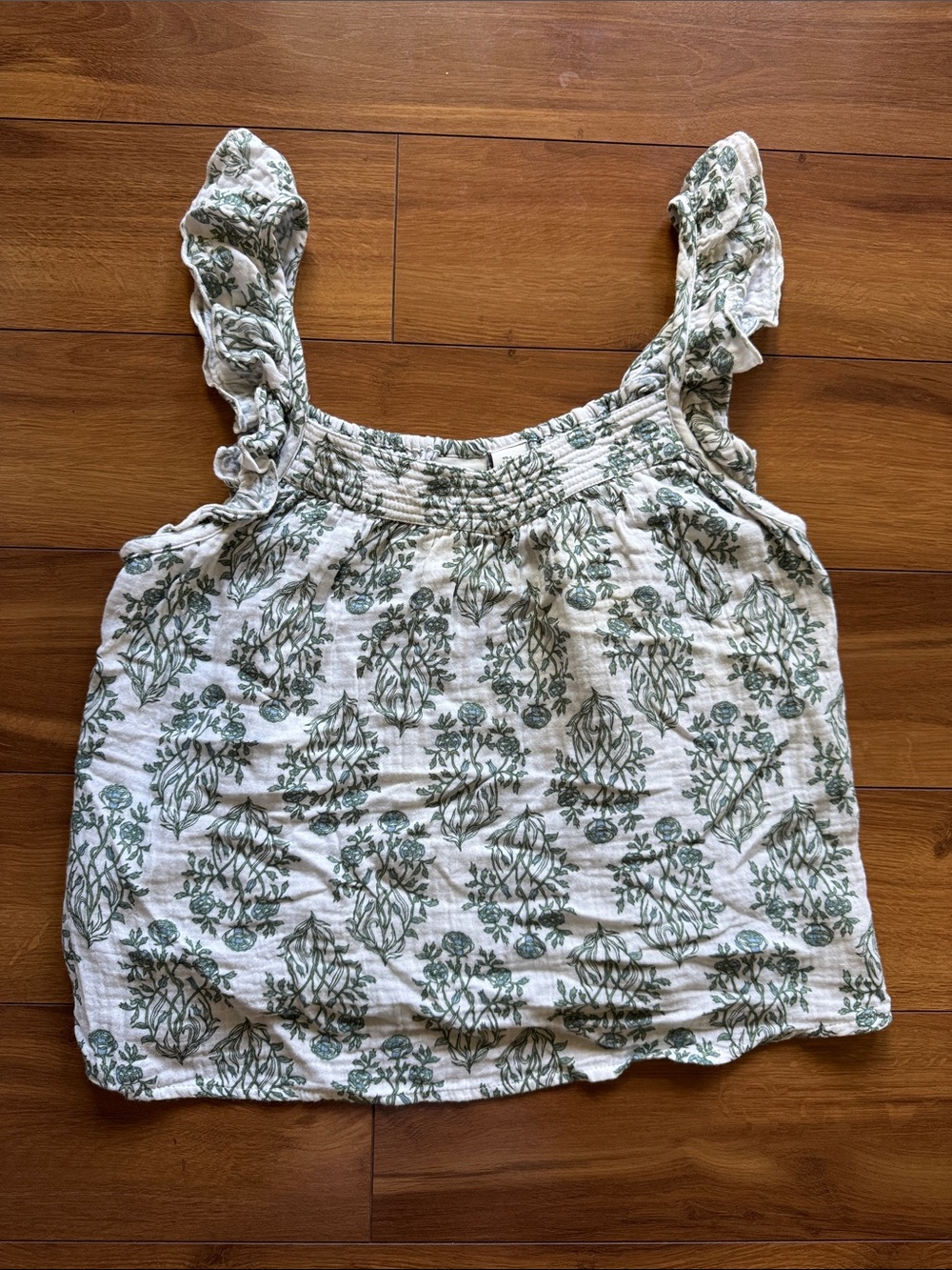 Rachel Zoe Cotton Gauze Blouse L